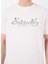 D4SM-TST3310 Beyaz Bisiklet Yaka Basic Baskılı Erkek T-Shirt 4