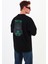Mıghty Fall-Oversize Tişört | Sırt Baskılı – Minimal Göğüs Desenli Unisex Tshirt 1
