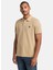 Tımberland Bej Mıllers Rıver Pique Short Sleeve Polo Erkek Polo T-Shirt TB0A6VDPDH41 1