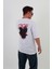Crow-Oversize Tişört | Sırt Baskılı – Minimal Göğüs Desenli Unisex Tshirt 1
