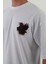 Crow-Oversize Tişört | Sırt Baskılı – Minimal Göğüs Desenli Unisex Tshirt 8