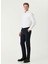 Beyaz Erkek Gömlek Slim Fit Düz Gömlek 1092990 3