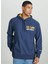 Indigo Erkek Kapüşon Yaka Loose Fit Sweatshirt L232277315 2