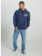 Indigo Erkek Kapüşon Yaka Loose Fit Sweatshirt L232277315 3