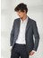 Lacivert Erkek Uzun Cepli Slim Fit Yazlık Ceket A262ALAN60TF240- 1