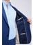 Lacivert Comfort Fit Desenli Mono Yaka Klasik Takım Elbise 33182024C004_436 6