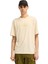 Krem Erkek Normal Düz T-Shirt TB0A5SFXEFL1_UV-PROTECTION Logo Sho 1