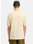 Krem Erkek Normal Düz T-Shirt TB0A5SFXEFL1_UV-PROTECTION Logo Sho 4