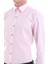 Pembe Comfort Fit Çizgili %100 Pamuklu Slim Yaka Uzun Kollu Casual Gömlek 5