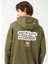 Fluffy Bisiklet Yaka Oversize Haki Erkek Sweatshirt Fluffy-E-11 6
