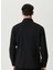 Slim Fit Klasik Yaka Siyah Erkek Gömlek 1087379 4