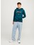 Lacivert Erkek Kapüşon Standart Sweatshirt Jjtıley Sweat Hood Ln3 1