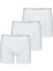 9673 ERKEK TENDER COTTON 3 LÜ BEYAZ BOXER 1