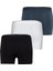 9670 ERKEK TENDER COTTON SHORTY 3 LÜ BEYAZ-SİYAH-ANTRASİT BOXER 1