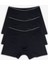 9673 ERKEK TENDER COTTON 3 LÜ SİYAH BOXER 1