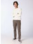 Ekru Erkek Bisiklet Basic Düz Sweatshirt MML4WM-SWT9518 2