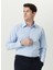 Slim Fit Klasik Yaka Açık Mavi Erkek Gömlek 1087382 1