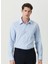 Slim Fit Klasik Yaka Açık Mavi Erkek Gömlek 1087382 2
