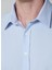 Slim Fit Klasik Yaka Açık Mavi Erkek Gömlek 1087382 6