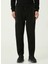 Siyah Erkek Slim Fit Düz Eşofman Altı 1093019 2