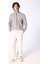 Gri Erkek Fermuarlı Basic Düz Sweatshirt MML4WM-SWT9517 2