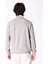 Gri Erkek Fermuarlı Basic Düz Sweatshirt MML4WM-SWT9517 4