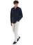 Lacivert Comfort Fit Düz 100% Pamuk Slim Yaka Uzun Kollu Spor Gömlek 2