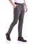 Kahverengi Slim Fit Düz Yandan Cep Kumaş Pantolon 2