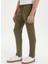 Haki Basic Düz Paça Pamuklu Regular Fit Erkek Eşofman Altı Essentıals Sweatpant 1