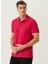 Polo Yaka Fuşya Erkek T-Shirt 1086151 3