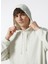 1383108-273 Ua Rival Waffle Hoodie Bej Erkek Kapüşon Yaka Bol Kesim Sweatshirt 2
