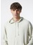 1383108-273 Ua Rival Waffle Hoodie Bej Erkek Kapüşon Yaka Bol Kesim Sweatshirt 4