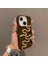 Apple iPhone 13 Uyumlu Kılıf Zebana Serpent Kadife Kumaş Kılıf Kahverengi 1