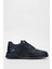 Siyah Erkek Deri Sneaker 381 18626 Erk Ayk SK23/24 1
