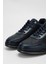 Siyah Erkek Deri Sneaker 381 18626 Erk Ayk SK23/24 2