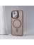 Apple iPhone 14 Plus Uyumlu Kılıf Zebana Vault Silikon Kılıf (Kablosuz Şarj Destekli) Desert Titanyum 1