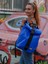 Blue Urban Rolltop Backpack Ileri Dönüşüm Kamyon Brandası Çanta 1