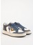 Beyaz-Mavi Erkek Deri Sneaker Kyle 2