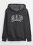 Kadın Koyu Gri Gap Logo Fleece Sweatshirt 3