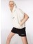 Beyaz Kadın Kapüşonlu Relaxed Baskılı Sweatshirt D4SL-SWT3031 2