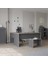 Rio L Ofis Masası - Antrasitkontra 160X75X144 cm (Gxyxd) 1