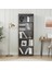 Modern 5 Raflı Kitaplık-Antrasit-Kontra 64X182X26 cm (Gxyxd) 1