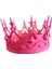 Prenses ve Kraliçe Tacı – Pembe - 3D Baskı Kostüm Aksesuarı – Doğum Günü Tacı (14 cm Çaplı) 1