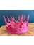 Prenses ve Kraliçe Tacı – Pembe - 3D Baskı Kostüm Aksesuarı – Doğum Günü Tacı (14 cm Çaplı) 2
