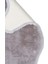 MLS SILVER SINGLE N - MOLLIS NEW - Yumuşak Dokulu Uzun Tüylü Yıkanabilir Tavşan Postu - SILVER - 75*105 1