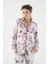 Kadın Mor Uzun Kollu Pijama Takım 18401 1