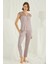 Kadın Vizon Kısa Kollu Pijama Takım 18437 1