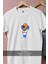 Oversize Mutlu Mini Dalgıç Tasarımlı Unisex T-Shirt 2