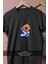 Oversize Deniz Kabuğu Ile Konuşan Mini Dalgıç Tasarımlı Unisex T-Shirt 2