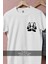 Oversize Honda Orta Parmak Cep Tasarımlı Unisex T-Shirt 2